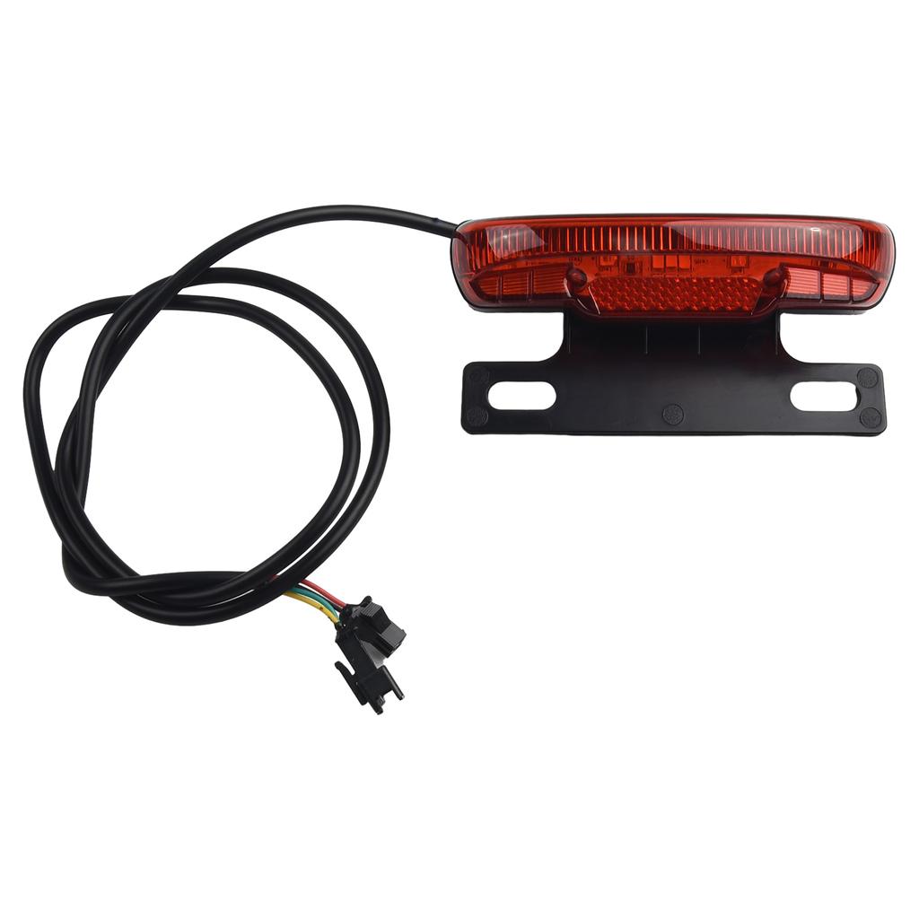 E-sparkesykkel Baklys Elektrisk Sykkel 36V/60V Ebike Baklys SM/ Vanntett Grensesnitt Tilkoblinger Sykkel Baklys