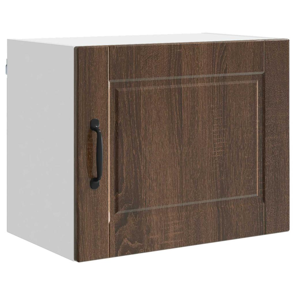 Wall Mounted Cabinet PORTO Brown Oak Effect 50 X 31 X 40 Cm