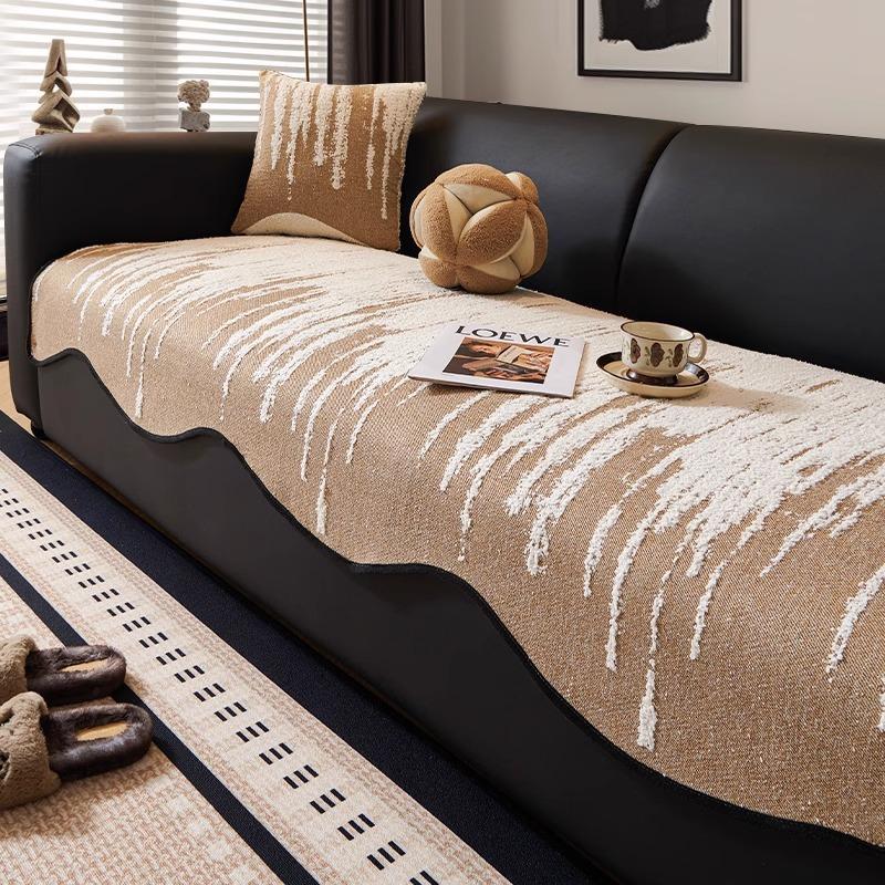 

2025 новый диванная подушка особой формы, роскошная, с высоким уровнем, простая современная черно-белая подушка для сиденья дивана, нескользящий чехол, салфетка 43 * 43Cm Pillow Cover