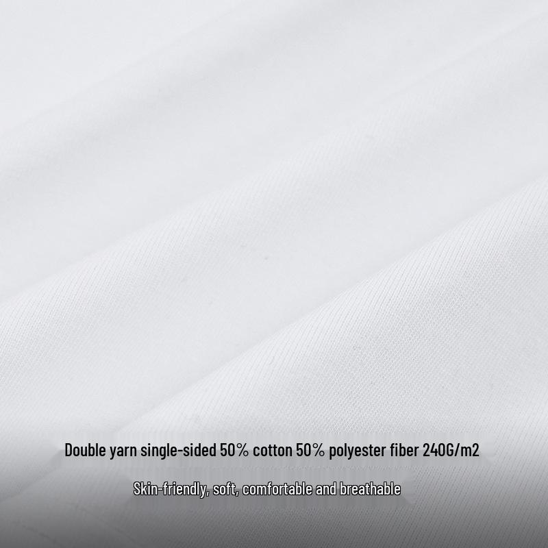 American Street Hiphop Silhouette Print Casual Loose Short Sleeve T-Shirt