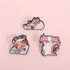 Quirky Kitten Pin Lightweight Fashion Decoration Practical Metal Accessory For Pet Enthusiasts And Colleagues