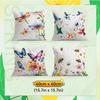 Spring Animal Watercolor Painting Cushions Pillowcase Polyester Cushion Cover Throw Pillow Pillowcover Home Car Sofa Decor