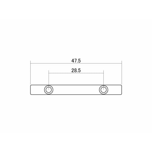 Scud Tension Bar Chrome SR-GB475C