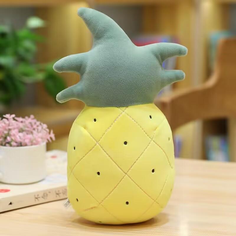 Fruit plush toy simulation pineapple fruit and vegetable strawberry orange doll wedding throwing doll catching machine rag doll