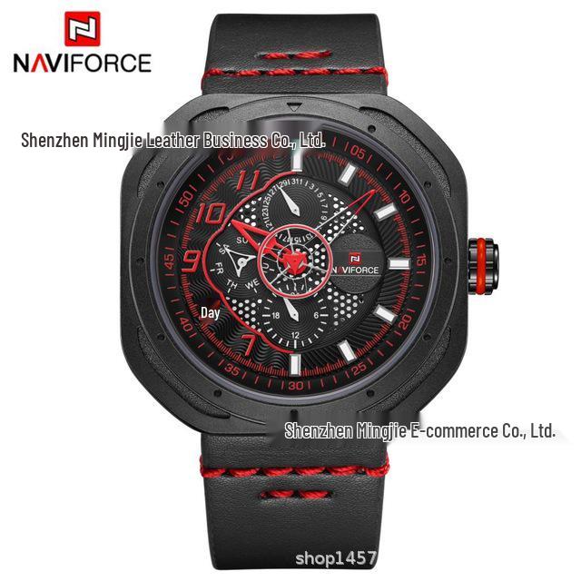 NAVIFORCE Lingxiang 9141 Men s Multi-function Waterproof Sports Casual Quartz Watch