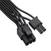 8 Pin Male 18AWG Male To Male Video Graphics Dual 8Pin GPU Cord Power Cable Power Extension