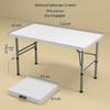Portable Reinforced Outdoor Folding Table