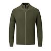 Cardigan a maglia grossa con zip da uomo vestibilità slim