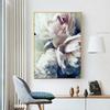 Nordic Elegant Bloom Peony Flower Oil on Canvas Karting on the Wall Art Posteri and Prints Wall Art Picture Home Decoration