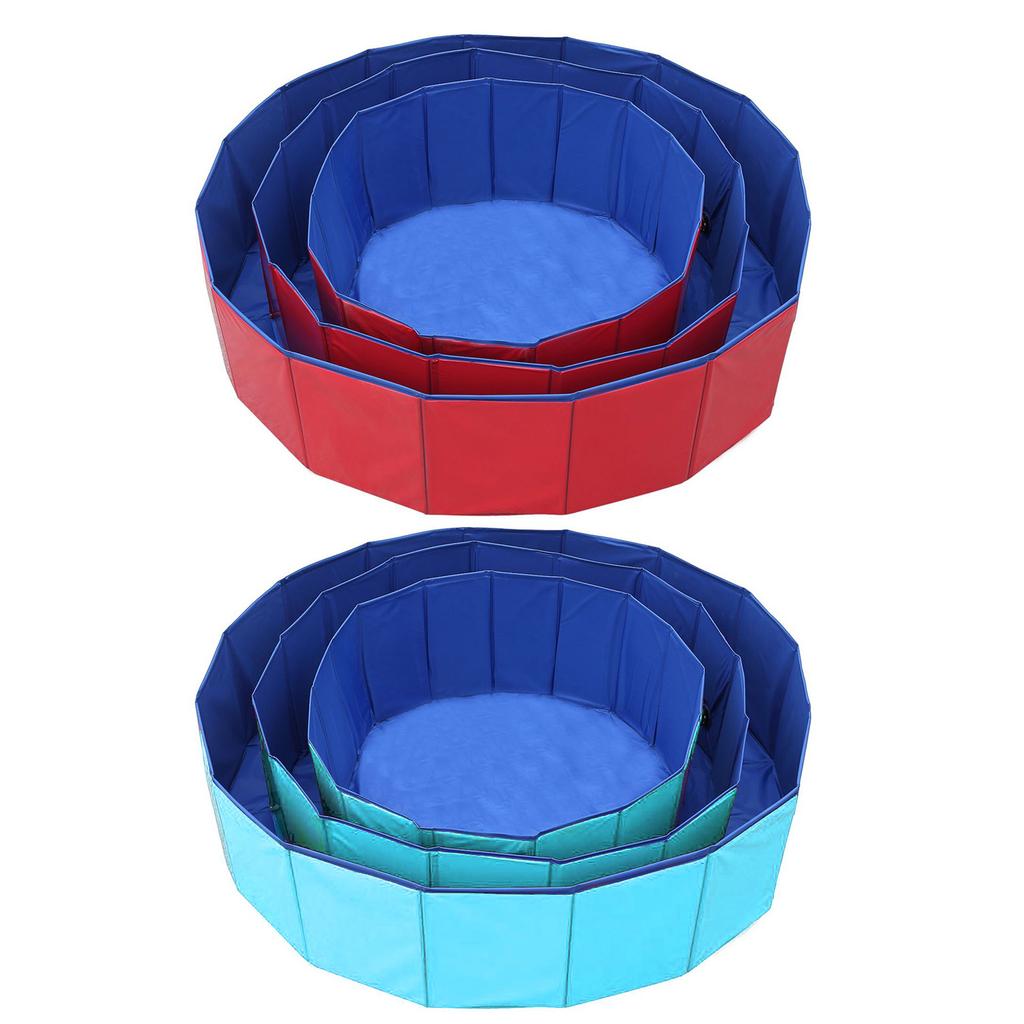 Piscina Portatile per Cani Vasca da Bagno Pieghevole per Animali Domestici Piscina da Bagno per Bambini e Cani da Interno ed Esterno Piscina Rigida per Cani per Rinfrescarsi