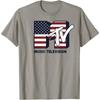 MTV Logo American Flag Graphic T-Shirt