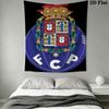 FC Porto Poster Wandbehang Gedruckte Stoffdecke Dekorative Wandteppiche für Schlafzimmer Wohnzimmer Heimdekoration