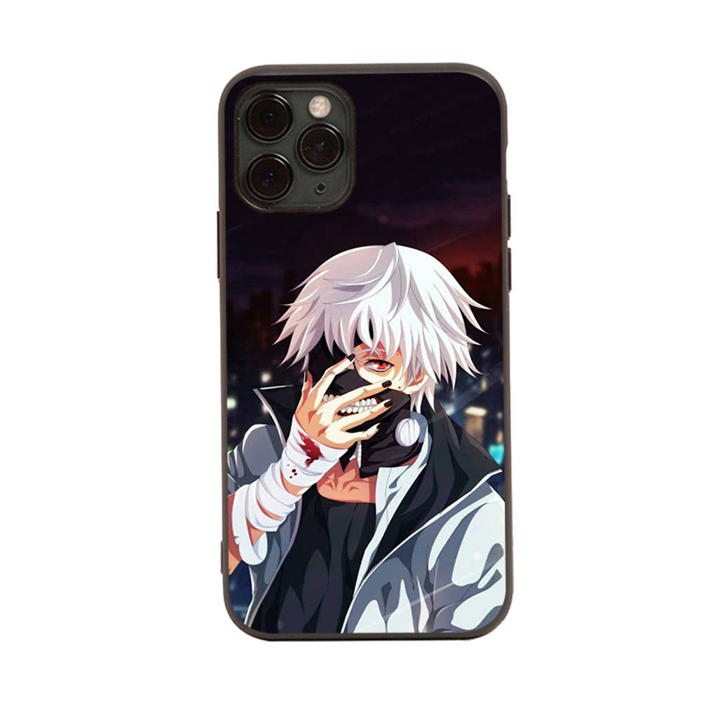 Hülle für OPPO Reno 8 6 5 Pro Find X3 A17 A3 A31 A38 A40 A53 A54 A55 A74 A76 A78 A77 A80 A94 A95 A96 Lite Schwarz Weiche Abdeckung WI59 Tokyo Ghoul Anime