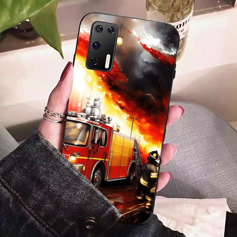 

Firefighter Heroes Fireman Luxury Phone Case For Huawei P 8 9 10 20 30 40 50 Pro Lite Psmart Honor 10 Lite 70 Mate 20lite Huawei P20 Lite