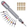 Double Bearing Rotary Drill Kit Suitable For Precise Crafting On Amber Wood Plastic With Ergonomic Grip And Alloy Steel
