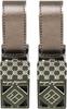 Blanket Clip SV Synthetic Leather Metallic Gray Metal Stroller Clip SV Synthetic Leather Metallic Gray of E.x.p.japon - - (Pack 2) E-bcp15sv