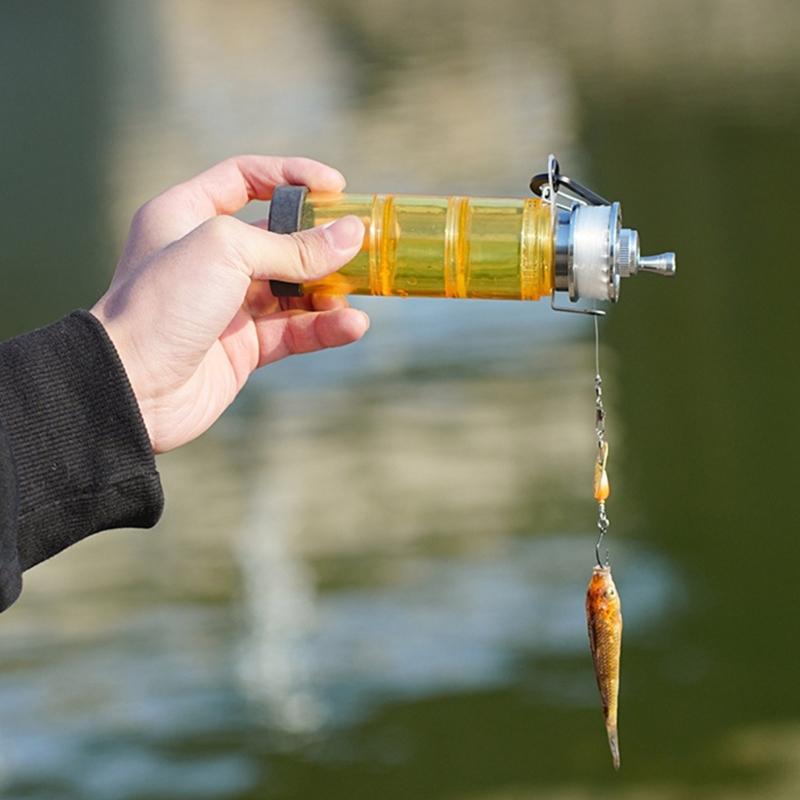 Fishing Lures Hook Organizers Outdoor Fishing Rod Small Lures with Carabiner Bottle Multifunctional Fishing Accessories