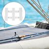 Boat Side Mount Fishing Rod Holder, 3 Link Tubes Fishing Pole Holder, Wall Mount Vertical Fishing Rod Bracket for Garage Marine Yacht