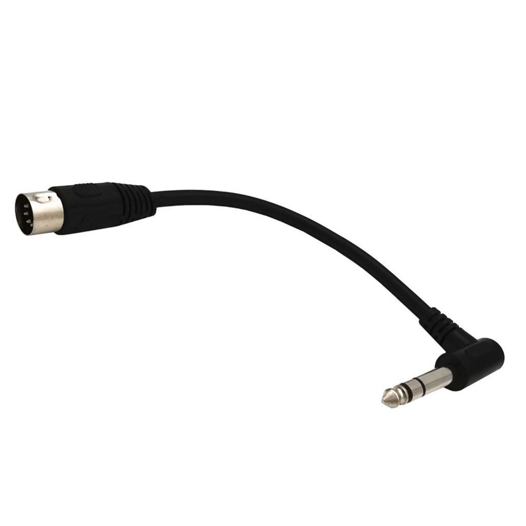 Professional 6.35mm to Din 5 Pin Sound Cable Flexible Connectors Connection Cable for Sound Keyboards Accessories