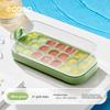 Press-type Silicone Ice Tray Mold Household Small Freezing Ice Cube Mold Easy Release Ice Cube Tray