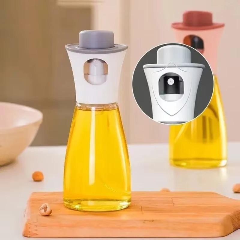 Ölflasche Küchenöl-Sprühflasche Kochen Grill-Sprühflaschen für Grillwerkzeuge Ölspender Grill Glasgewürzflasche