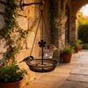 Hanging Bird Feeder Tray for Outdoor Garden Tree Mount