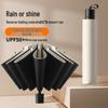 Extra Large Dual-Person Folding Umbrella for Sun and Rain with Enhanced Anti-Storm Protection