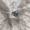 Silver Ring with Natural Topaz 2.374ct, Product Weight 2.44g (2179634)