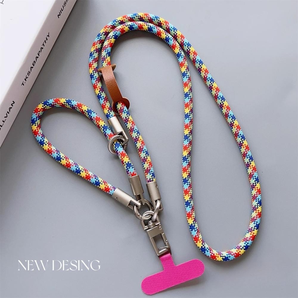 3-in-1 Mobile Phone Lanyard, Multi-functional Removable and Adjustable Multi-purpose Strap, Hand-woven Strong Crossbody