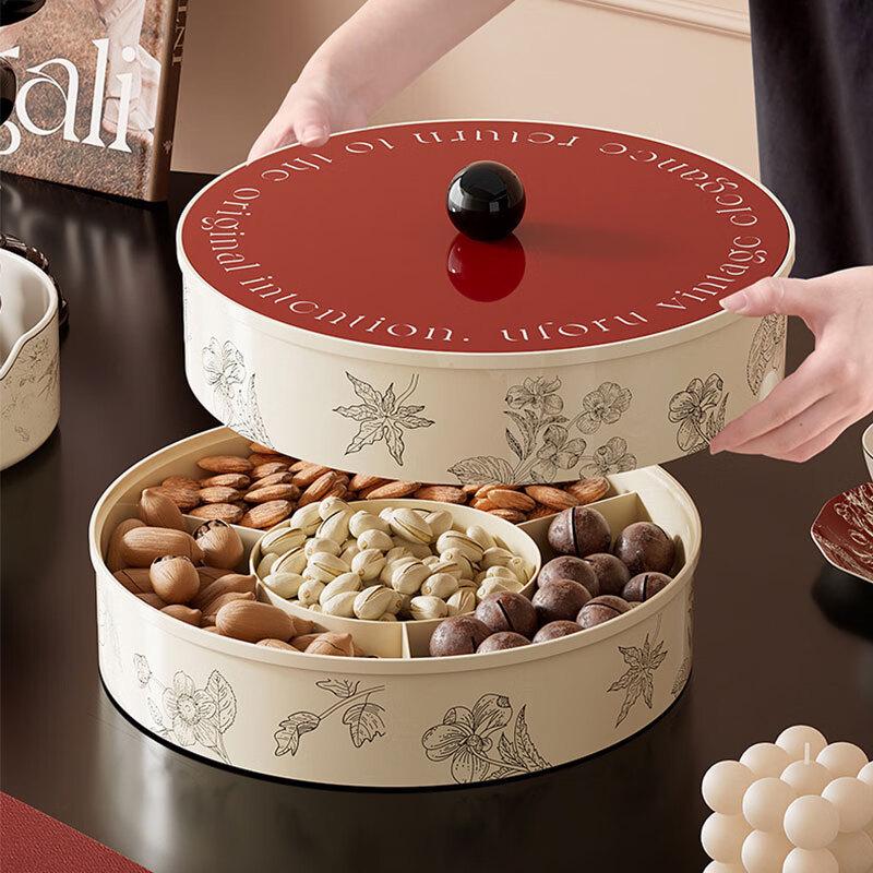 

Angel Home Double-Layer Divided Snack Box