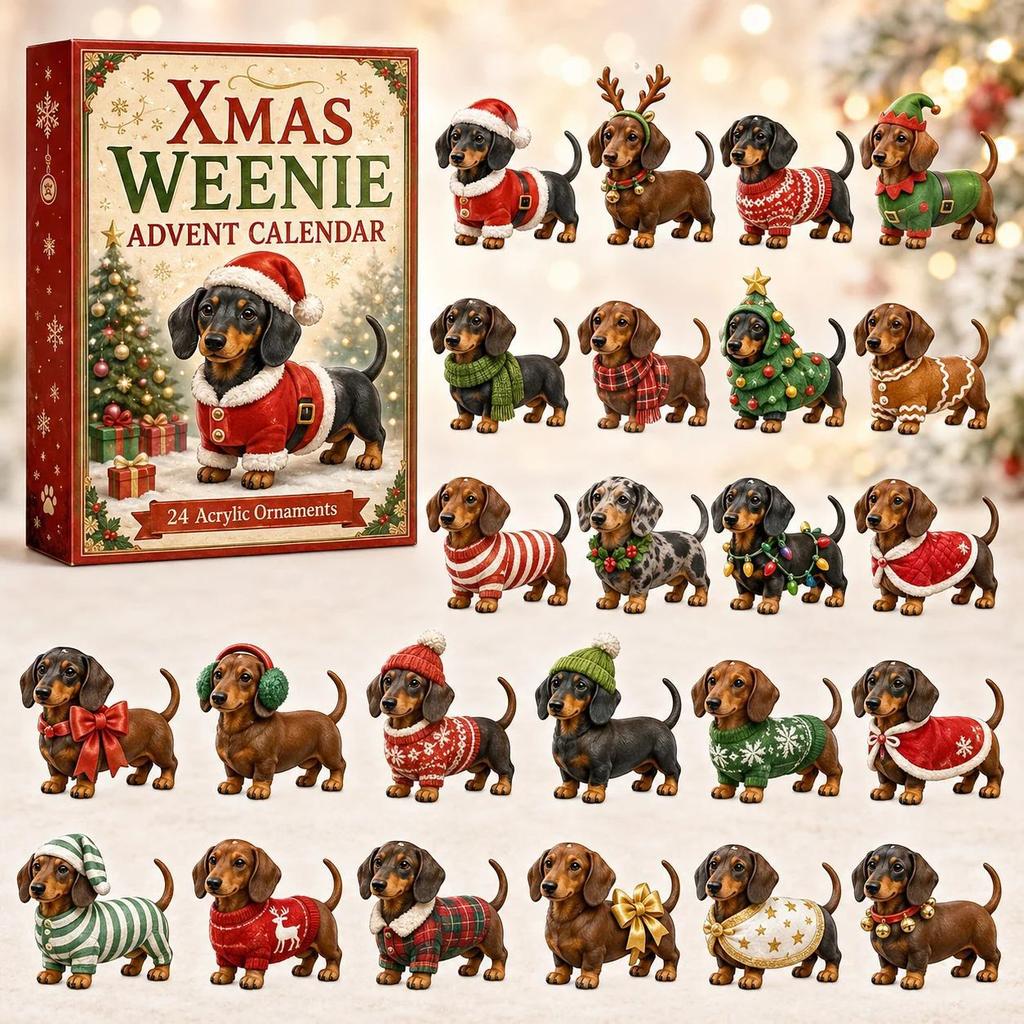 Weihnachts-Adventskalender 2026 – Feiertags-Blindbox-Kalender im Tier-Thema
