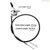 K1AE Throttle Cable Assembly Designed For 47203690,24725000 247290000;247203691,247203692,247203693 30Inch Deck Riding Mowers