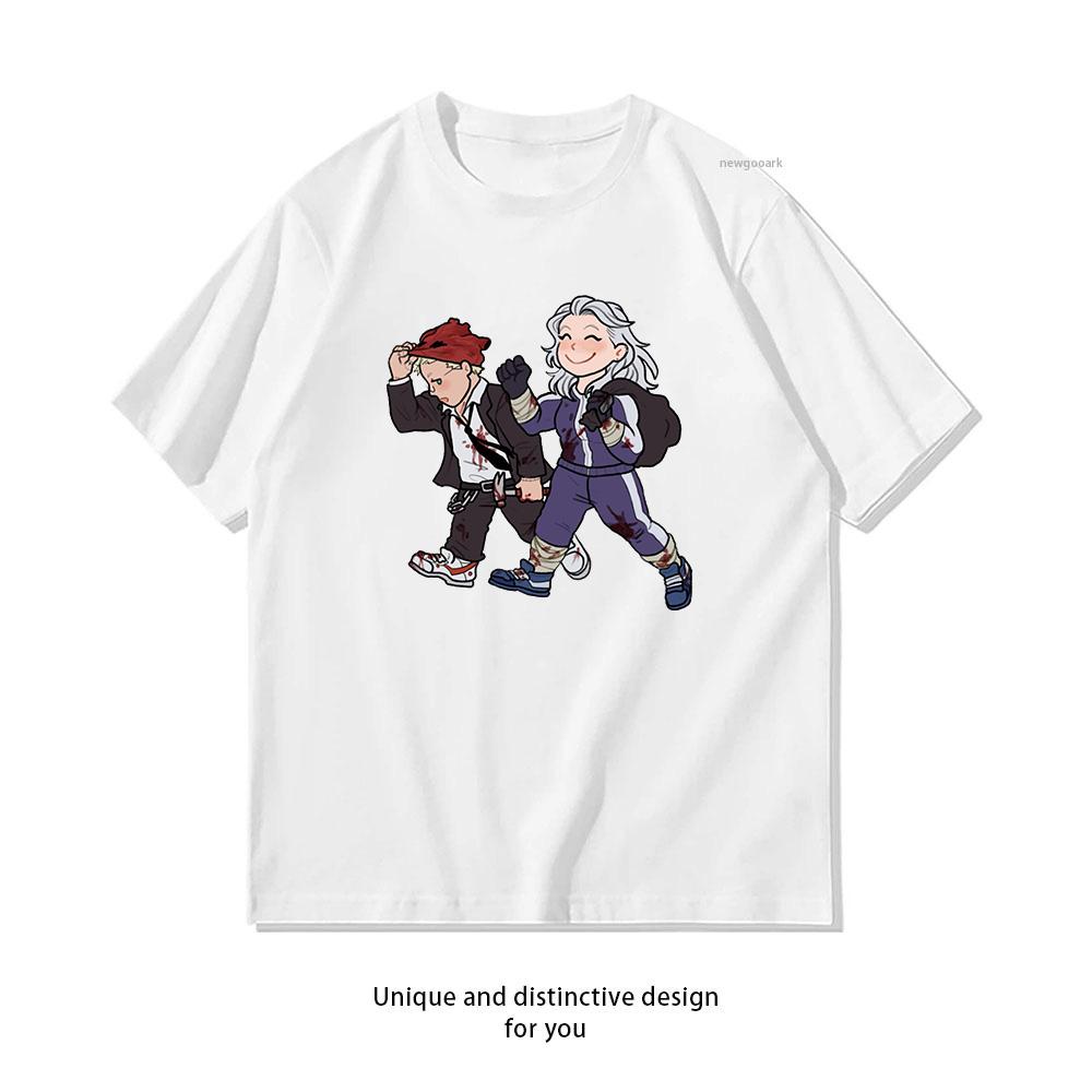 Dorohedoro Shin and Noi shirt woman man Casual cotton printed t shirts Adult streetwear camisetas tops tee S