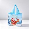 Custom Red Non-Woven Christmas Gift Bag with Logo Printing