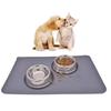 Silicone Pet Meal Mat Pet Waterproof and Anti Slip Cat Food Mat No Cleaning Required Puppy Feeding Bowl Mat Pet Accessories