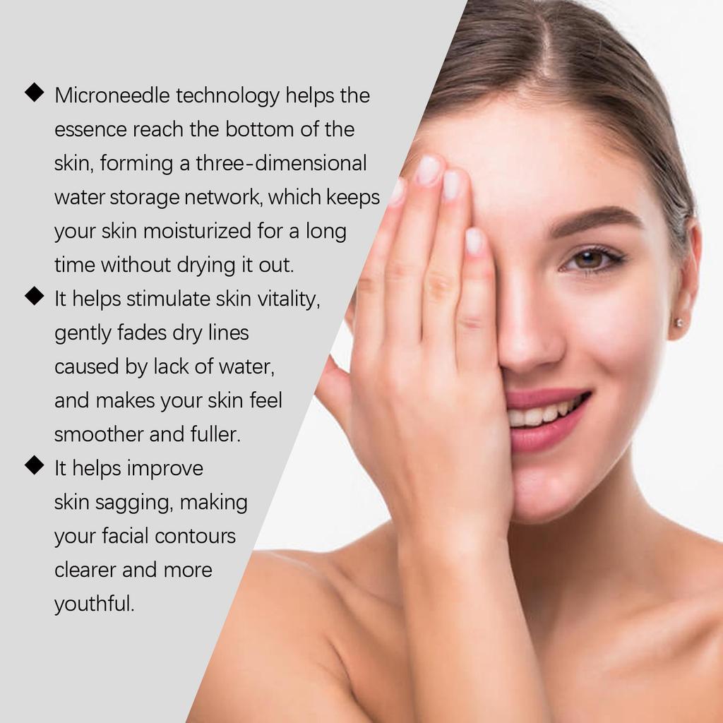 EELHOE Hyaluronic Acid Facial Set 1 Set, Gentle Hydration, Nourishing Skin Roller, Firms and Smooths Skin, Reduces Fine Lines, Facial Care