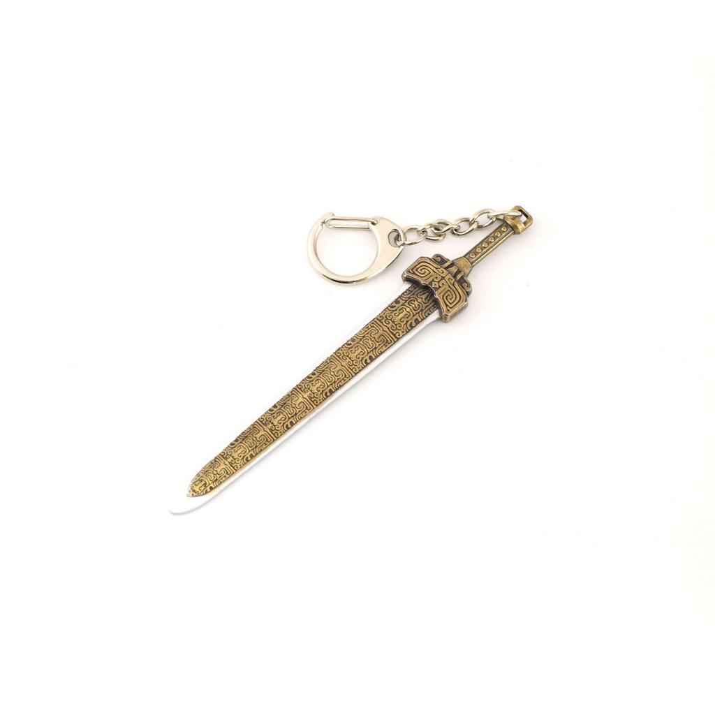 Xuanyuan Sword Metal Model: 12cm Miniature Unsharpened Ancient Cold Weapon Toy