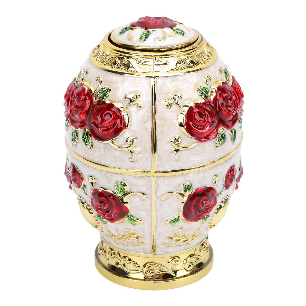 Zahnstocherhalter Europäischer Stil Eiförmig Automatischer Pop-Up-Press-Typ Zahnstocherspender für Wohnzimmer Esstisch