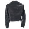 ARMANI EXCHANGE leather jacket S black Women Used