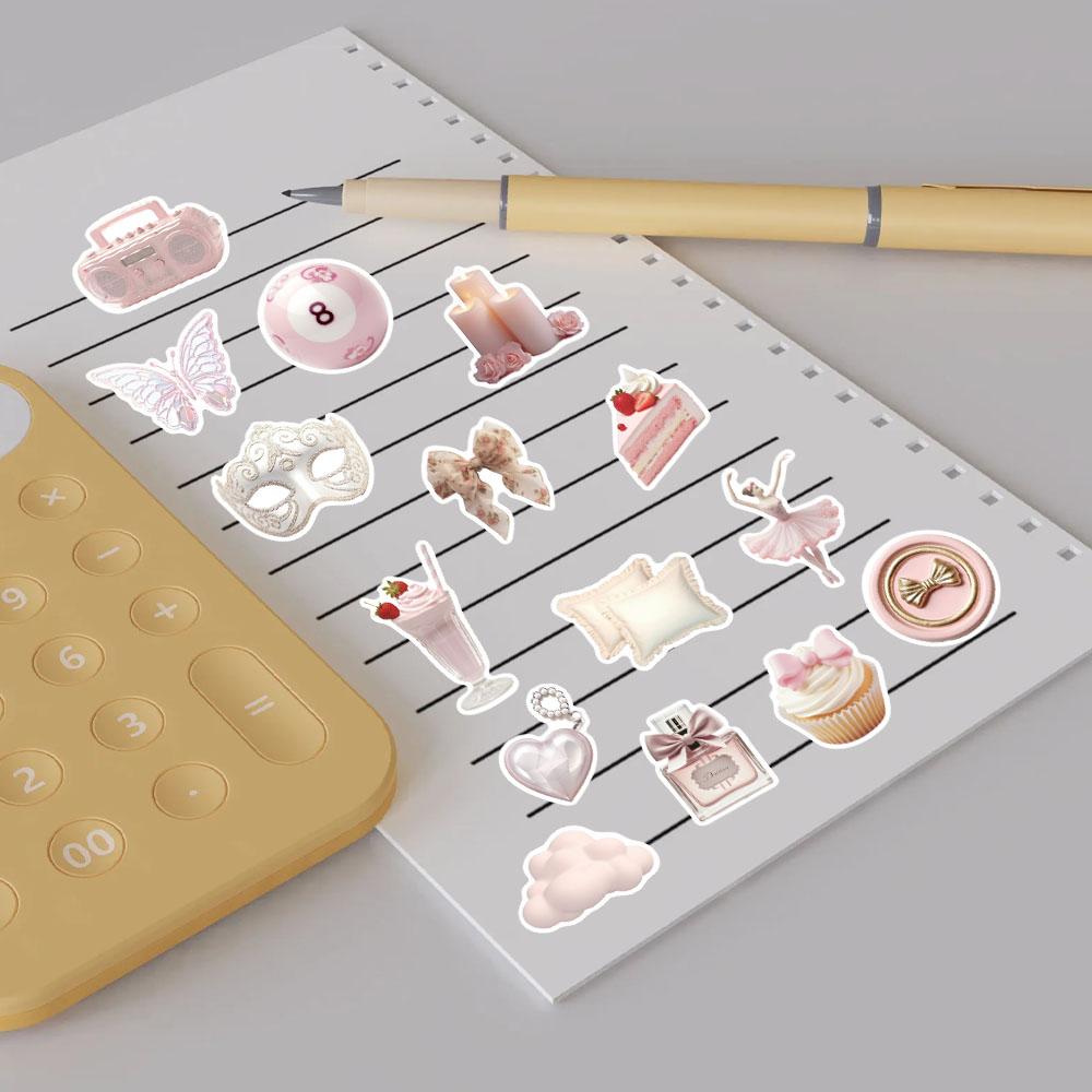 50PCS Ballet Instagram Stickers Cute Creative Reward Photocard Home Decoration Wall Sealing Gift Label Gift Creative Decor