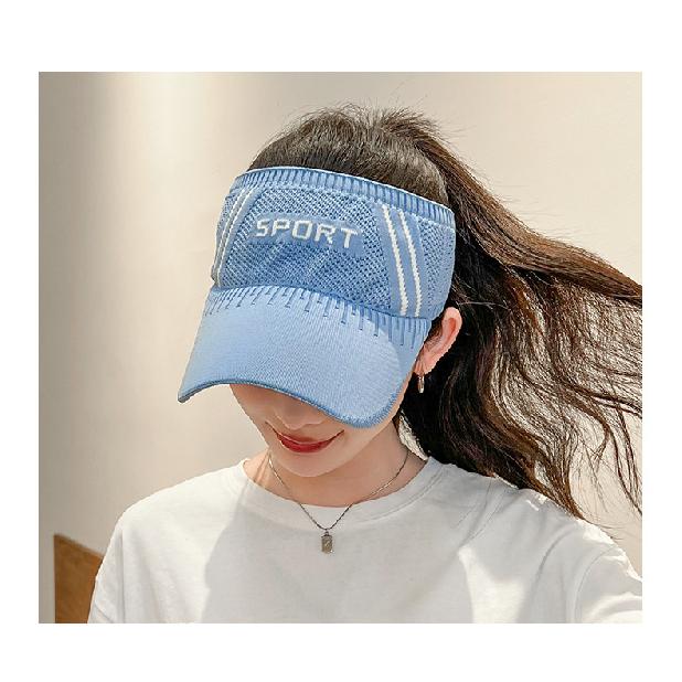 2024 new face sunscreen big hat visor face UV protection visor marathon outdoor empty top hat running hat