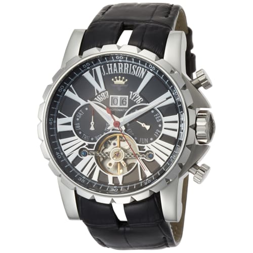 Jae Harrison Men's Watch JH-033SB, Officially Imported, Black