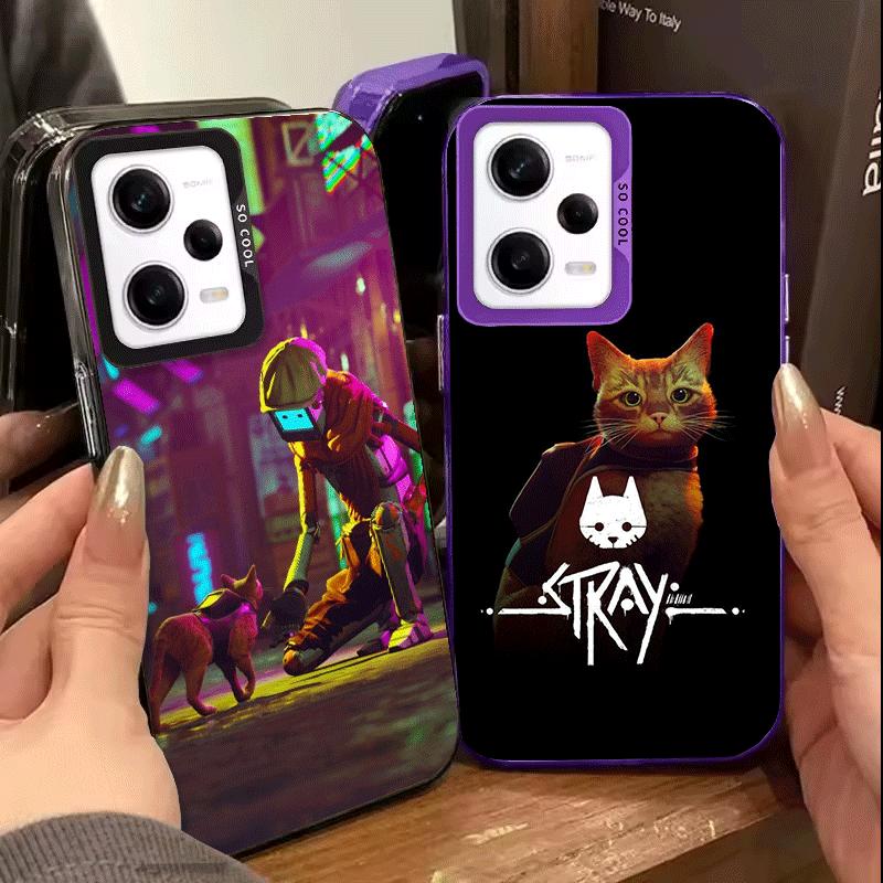 Stray Cat Game B-12 Weiche Handyhülle für Xiaomi Redmi Note 13 14 15 Pro Plus 12S 12 11S 11 11T 10S 10 Stoßfeste Abdeckung Rückschale