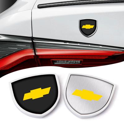 Car Metal Sticker Custom Shield Rear Trunk Shield Emblem Badge Sticker for Cruze Aveo Malibu Captiva Car Stickers