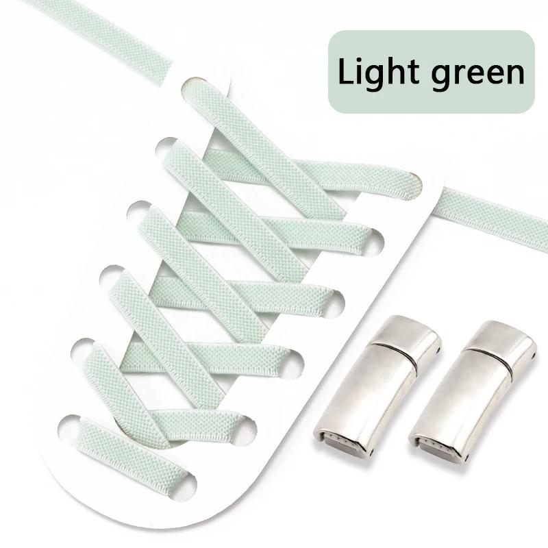 Magnetic Shoe Laces Clip Flat Elastic Stretch Laces No Tie Shoelaces Casual Sneakers Woman Men Children Shoelace Shoes Accesorie