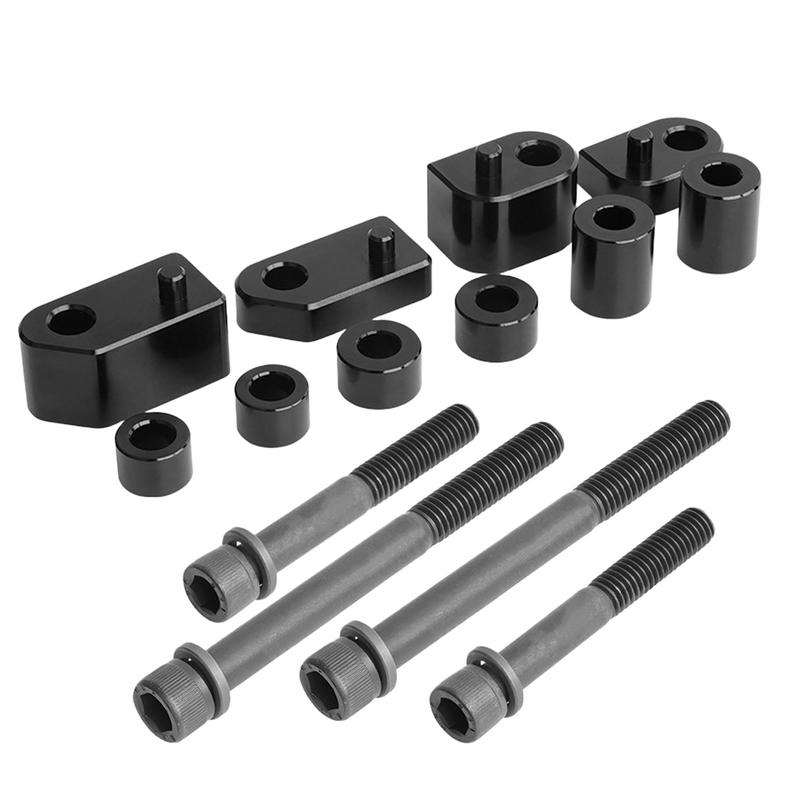 Driver Floorboard Extension Kit Floorboard Motorcycle Driver Extension Kit Footrest Spacer Extender Rustproof Pedal Extension