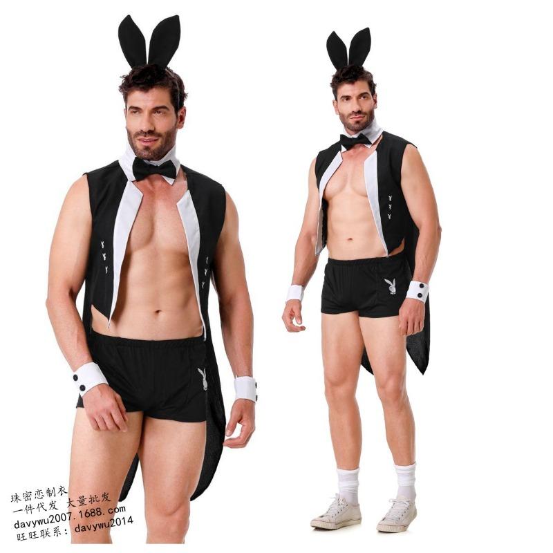 

Новый мужской костюм пирата-рыцаря Галле, приручение зверя, западный ковбой, кролик, костюм лакея черного цвета XL