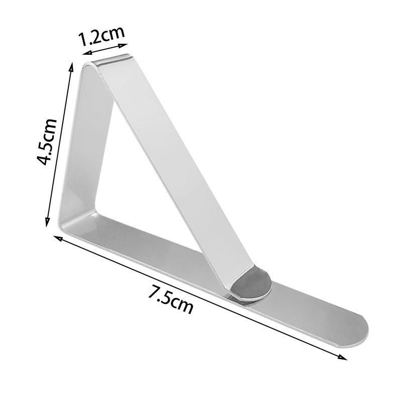 Tablecloth Clips 1/6/12 PCS Stainless Steel Flexible Picnic Table Cloth Cover Clamp Holders Keep the Tablecloth In Place
