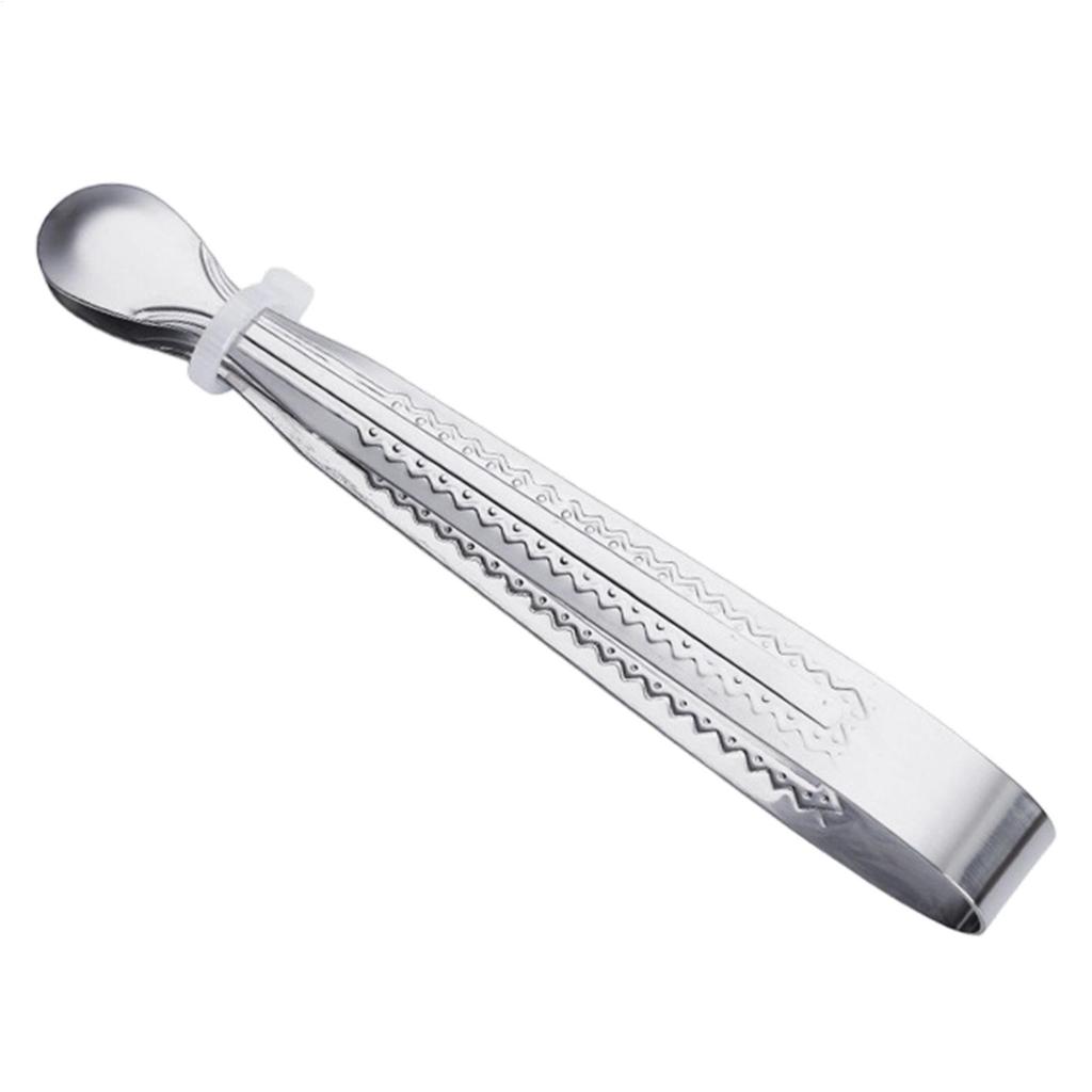 1PC Stainless Steel Food Tongs  Ice Tongs Multi-purpose Ice Cube Sugar Clamp Mini Food Clips for BBQ Party Bar Kitchen Gadgets