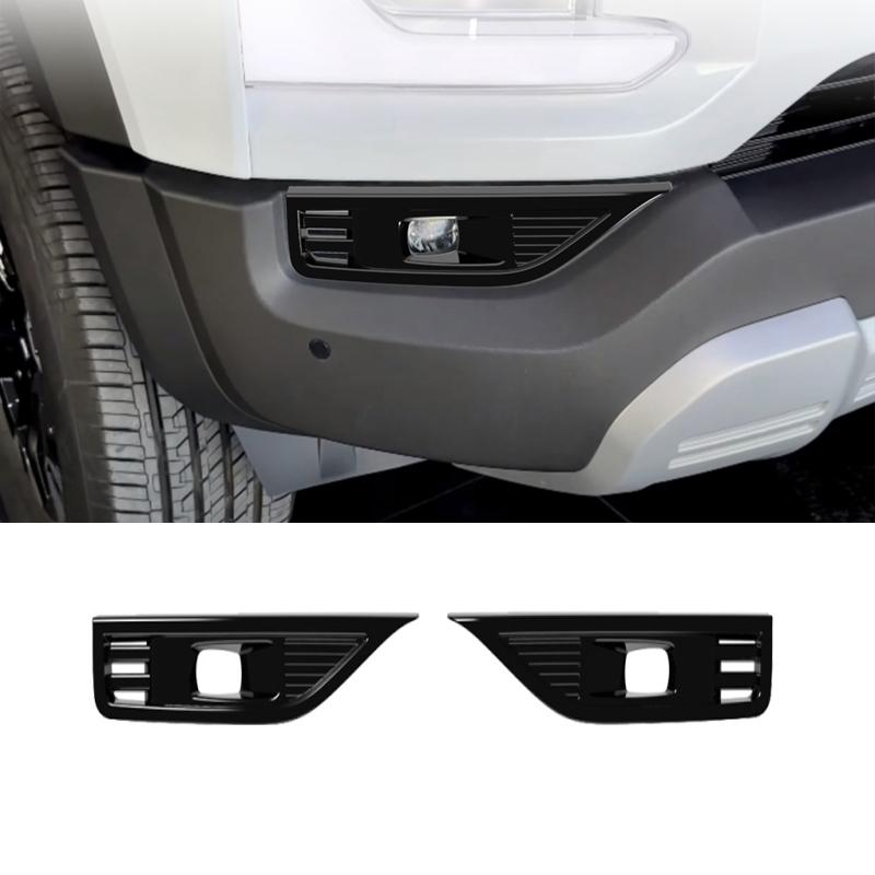 For BYD Shark 6 2024 2025 ABS carbonfiber Car Exterior Accessories Part  Rear Fog Lamp Light Bumper Reflector Frame Cover Trim